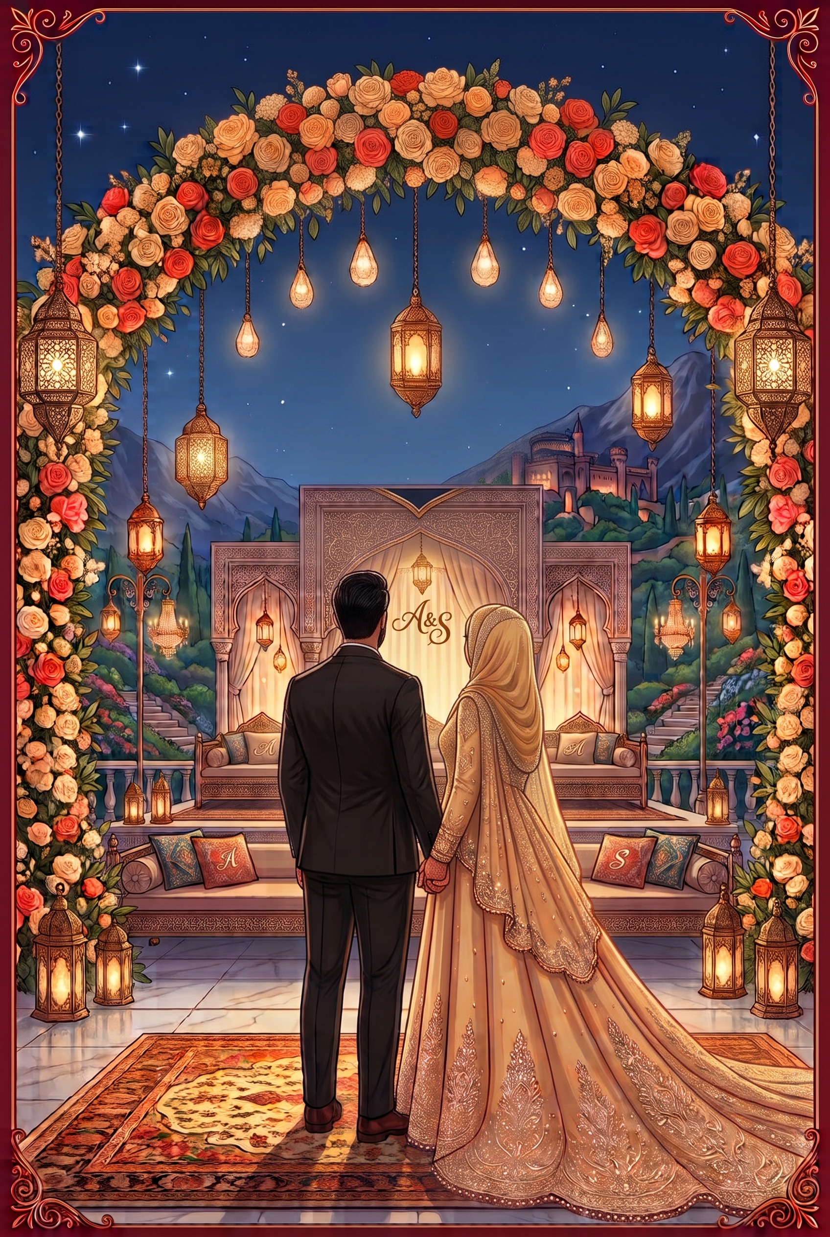 Azharuddin & Shahina Walima